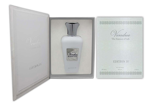 vendue edition 4 perfume bottle and package