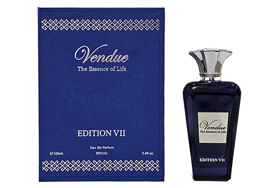 vendue edition 7 perfume bottle and package