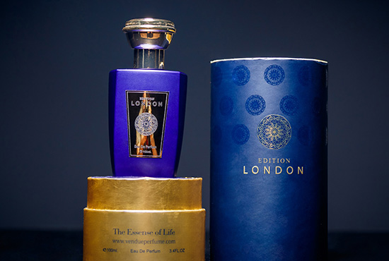 vendue edition london perfume bottle and package