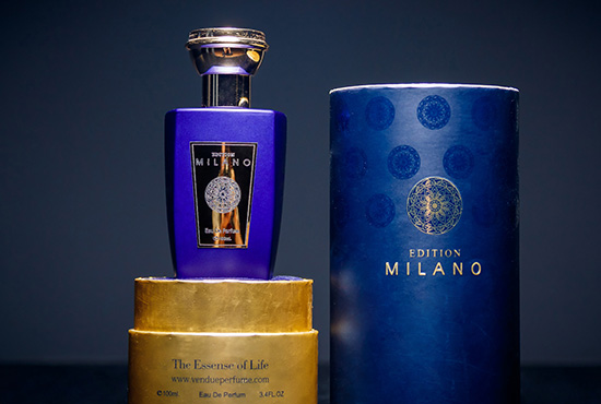 vendue edition milano perfume bottle and package