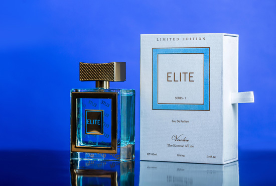 vendue elite series 1 perfume bottle and package