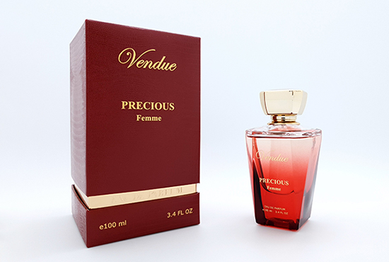 vendue precious femme perfume bottle and package